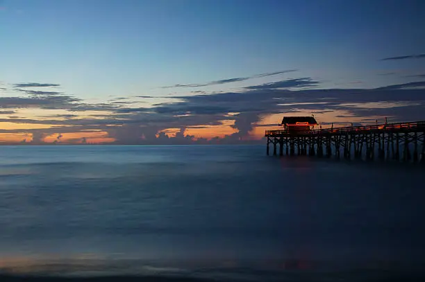 cocoa beach florida at night